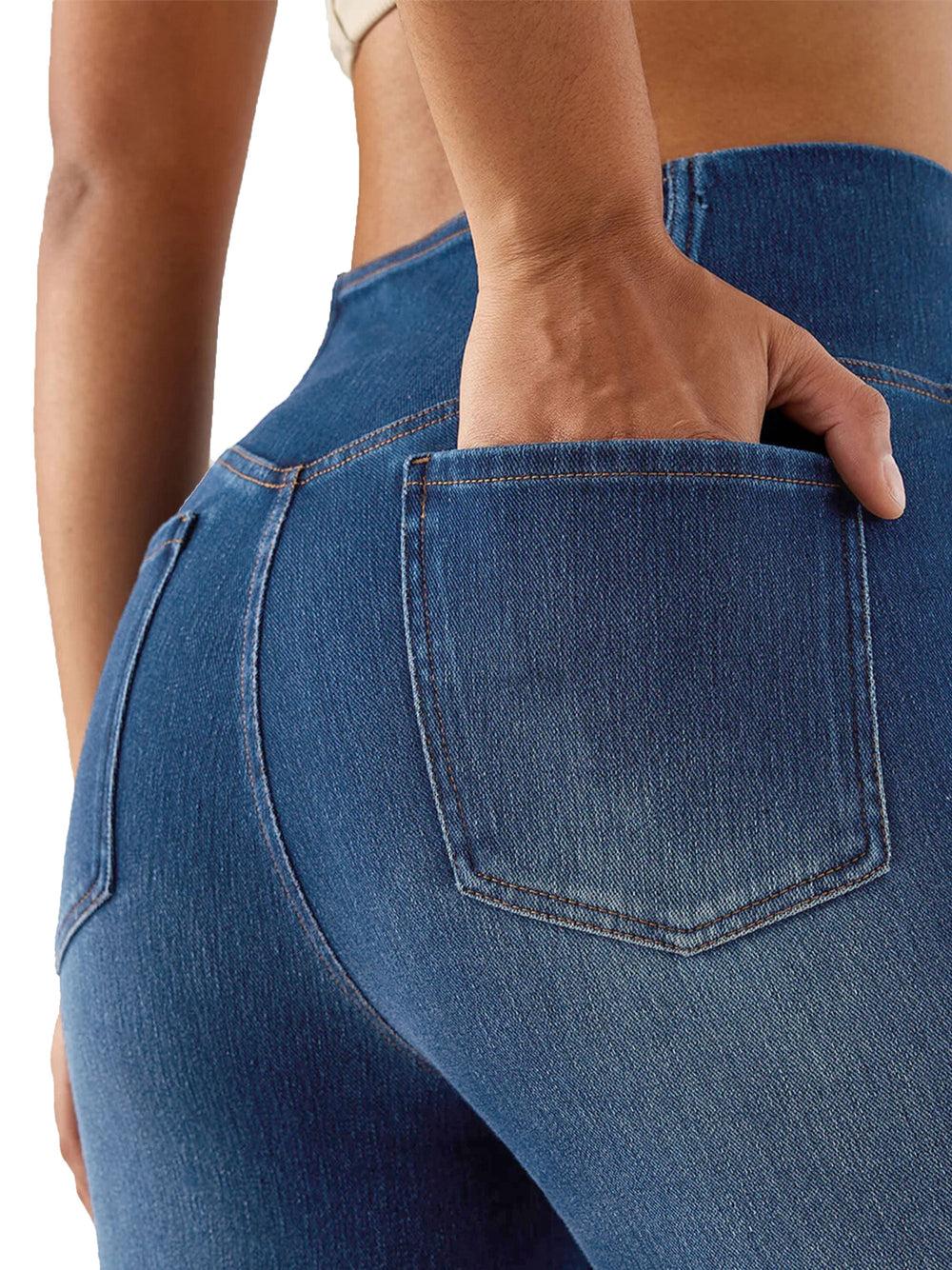 SweetComfy - Women’s High-Waisted Wide-Leg Jeans – Comfortable Stretchy Casual Denim