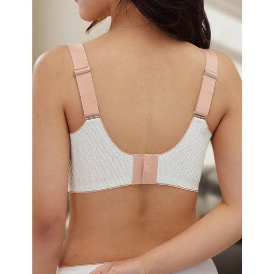 Sweet Wind - Scalloped Neckline Embossed Lace Bra