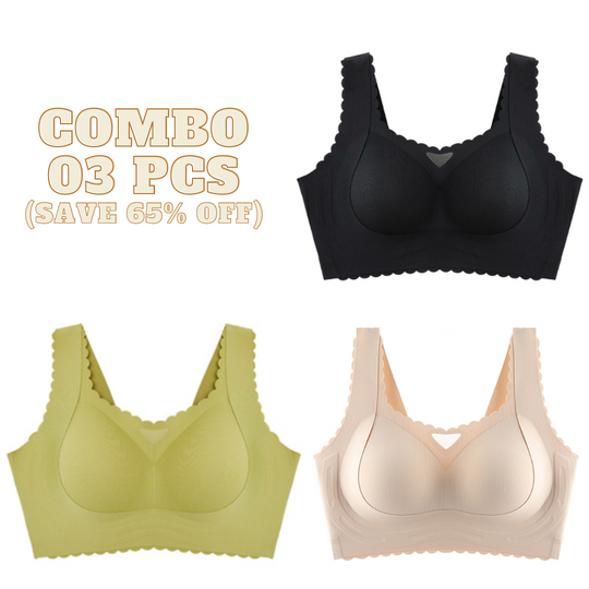 Sweet Smooth - Scalloped Design Natural Uplift Bra