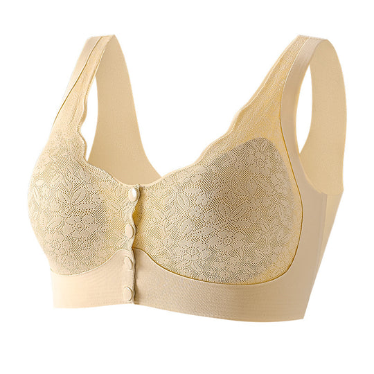 Sweet Helen - Front Buckle Seamless Non-rimless Bra
