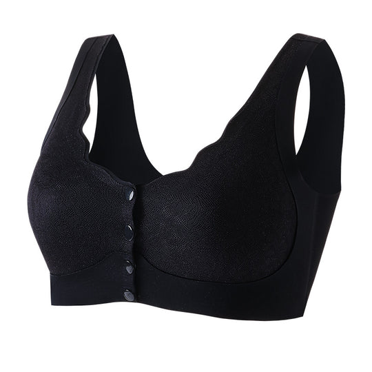 Sweet Helen - Front Buckle Seamless Non-rimless Bra