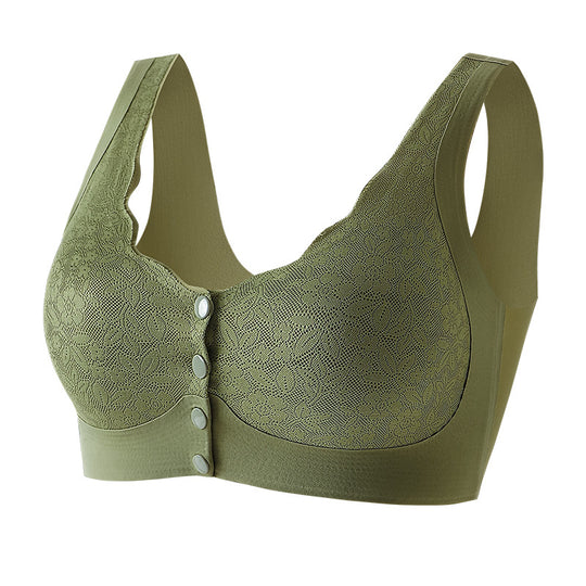 Sweet Helen - Front Buckle Seamless Non-rimless Bra