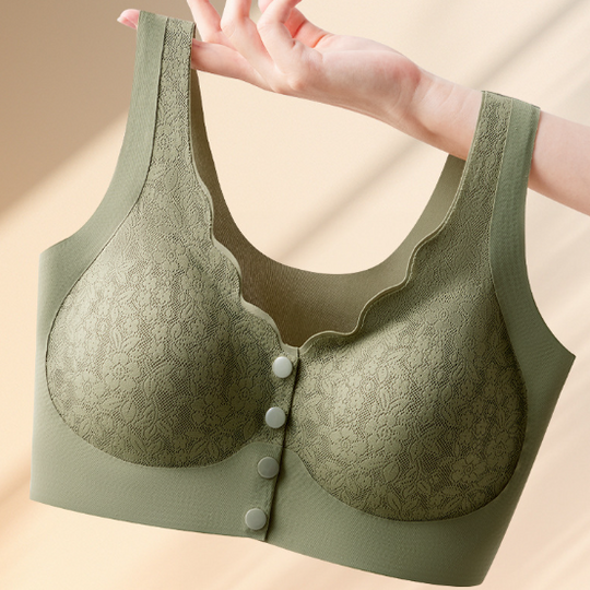 Sweet Helen - Front Buckle Seamless Non-rimless Bra