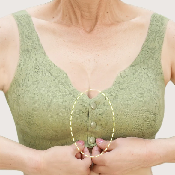 Sweet Aura - Zero Feel Lace Full Coverage Front Closure Bra