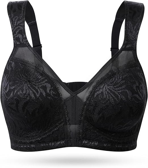 Sweet Floral - Minimizer Wire-Free Bra Plus Size