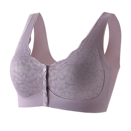 Sweet Helen - Front Buckle Seamless Non-rimless Bra