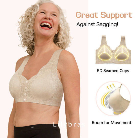 Sweet Aura - Zero Feel Lace Full Coverage Front Closure Bra