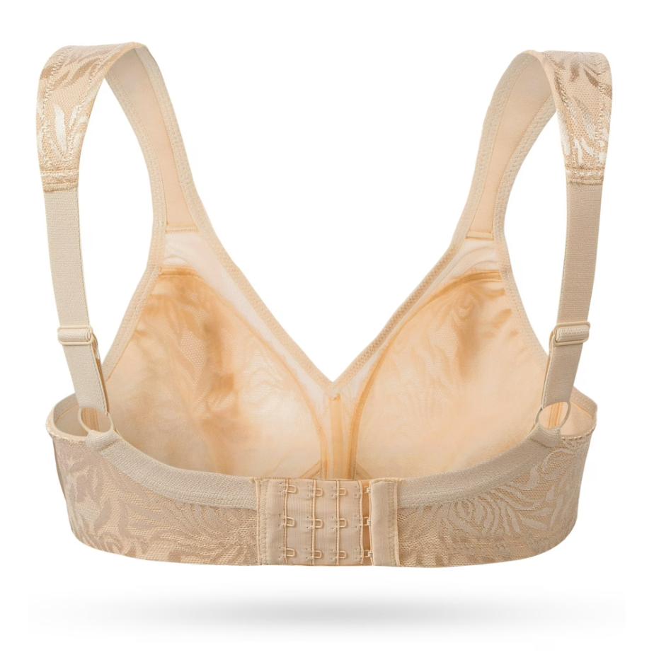 Sweet Floral - Minimizer Wire-Free Bra Plus Size