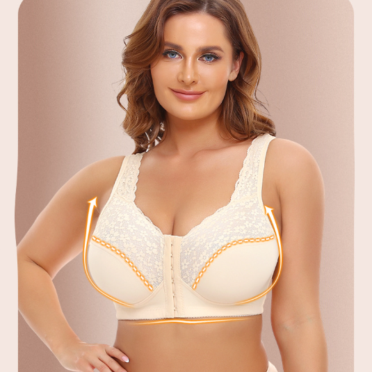 Sweet Hanna - Plus Size Front Closure Posture Bra