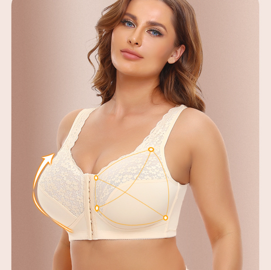 Sweet Hanna - Plus Size Front Closure Posture Bra