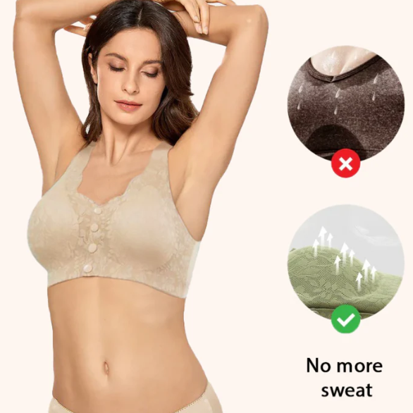 Sweet Aura - Zero Feel Lace Full Coverage Front Closure Bra