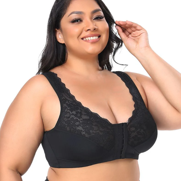 Sweet Hanna - Plus Size Front Closure Posture Bra