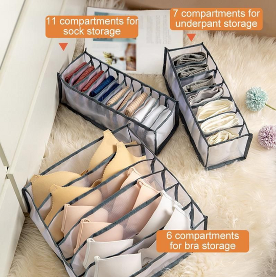 Clothes Organizer Underwear/Bra Storage Compartment Box