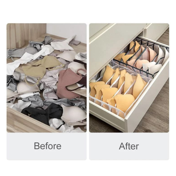 Clothes Organizer Underwear/Bra Storage Compartment Box