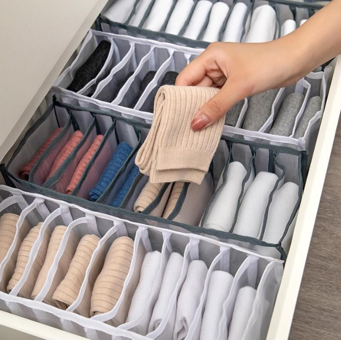 Clothes Organizer Underwear/Bra Storage Compartment Box